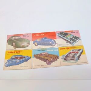 1954 Topps Car Card Set 6 Prototypes  Cemo Turbo, Lucciola, Allen Williams++